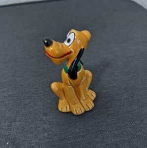 Small Pluto Figurine Walt Disney Productions Vintage